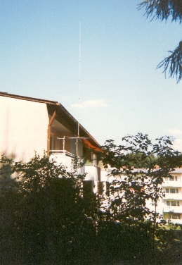 Die Antenne in der 3. Etage