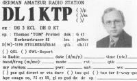 Die erste QSL-Karte der Station DL1KTP